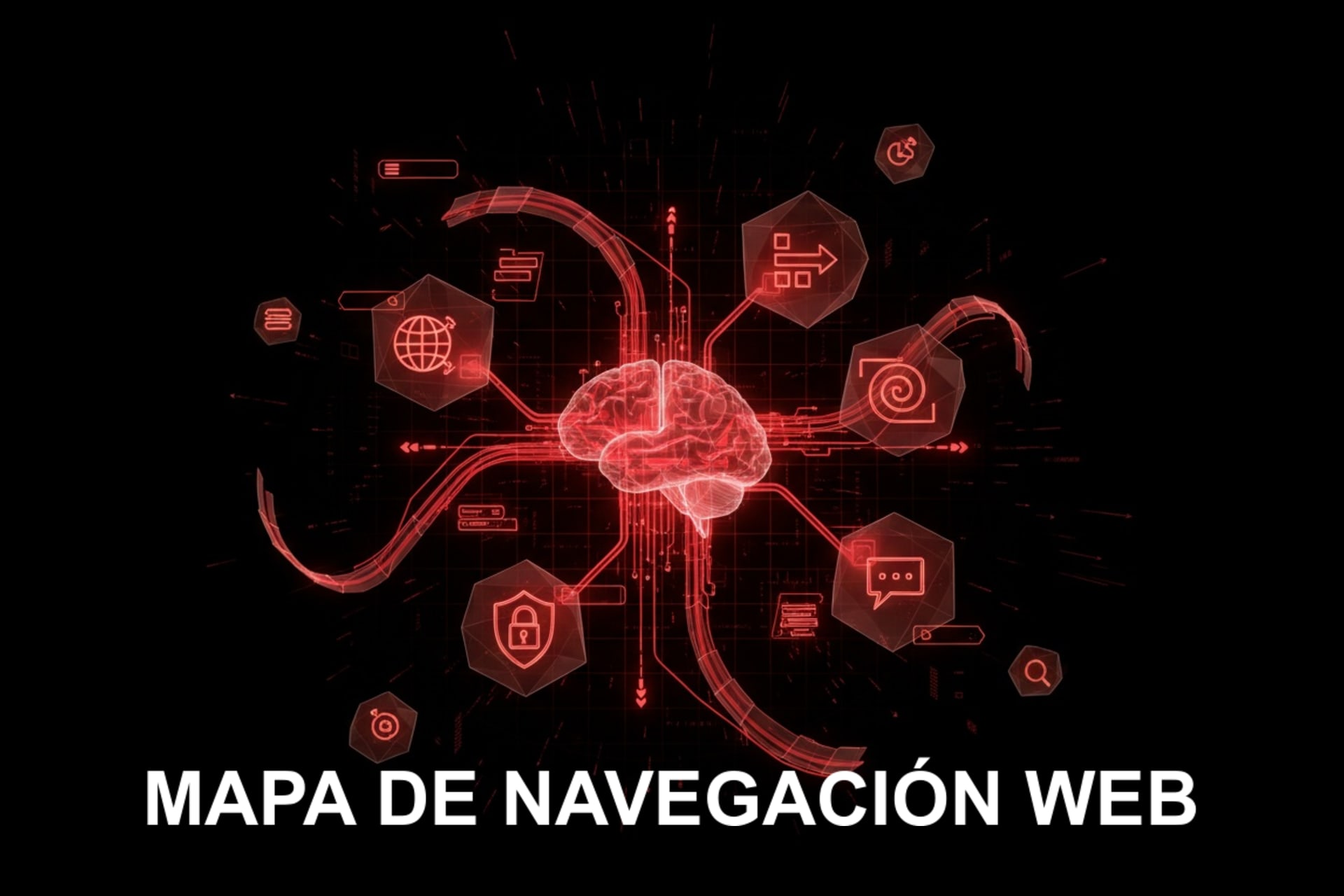 mapa de navegación web